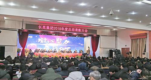   凝心聚力 赢战2019——长高集团2018年度总结表彰大会隆重召